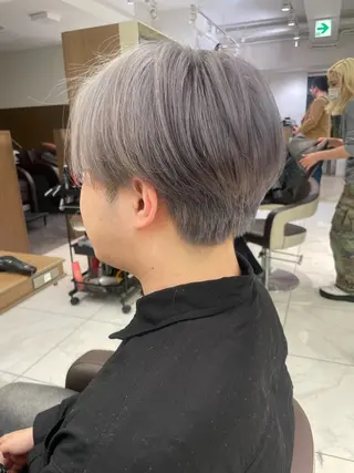 カラー メンズ 武保 陸のヘアスタイル