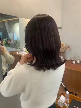 ミディアム NIKO/名古屋/ 伏見/花屋併設のヘアスタイル
