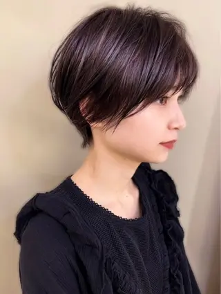 ショート EARTH長野駅前店所属・EARTH長野駅前店 カットモデル¥0のヘアスタイル