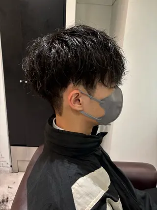 ショート パーマ メンズ メンズ特化／韓国風 /江戸谷大晴のヘアスタイル