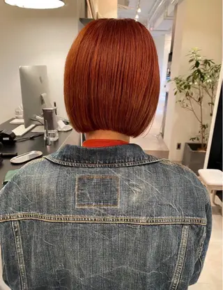 ミディアム 落合 智登世/ カラーモデル募集中のヘアスタイル