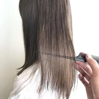 ロング カラー グランジヘア 無造作ヘアHYUGAのヘアスタイル