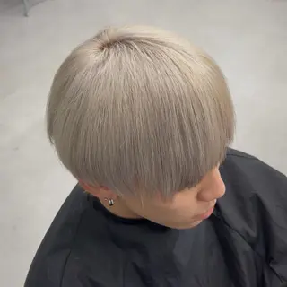 カラー メンズ メンズハイライト／ メンズブリーチカラーのヘアスタイル