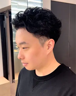 メンズ 🩵縮毛矯正/ブリー チ/髪質改善/いつかのヘアスタイル