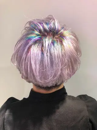 ショート カラー 【痛くないブリーチ】 野村友大のヘアスタイル