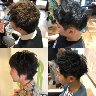 ショート メンズ ツイスパ/メンズ特化 🦋𝑺𝑶𝑵𝑬のヘアスタイル