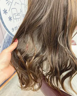 ロング カラー 🌸星名 萌々🌸 Recharme新保のヘアスタイル