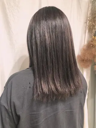 セミロング カラー 井上 葉月のヘアスタイル