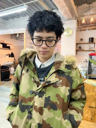 パーマ メンズ PARKiiiNG所属・m a iのヘアスタイル