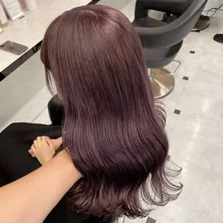 ロング カラー ピンク・ベージュ🩰 カラー🫧とらのヘアスタイル