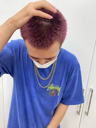 カラー メンズ 顔周りカット/透明感 カラー✂️MEIのヘアスタイル