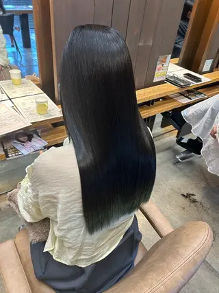 ミディアム 美髪縮毛矯正/ 髪質改善/愛敬響のヘアスタイル