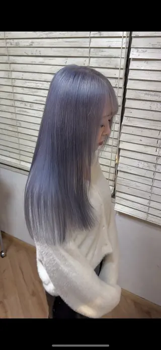 ロング カラー little×PORTO 元町店所属・藤本 あさひのヘアスタイル