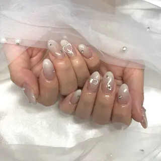 ネイル 中元 月のネイルデザイン