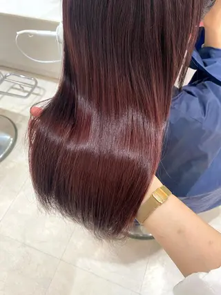 ロング カラー ParveMix 岡本えりかのヘアスタイル