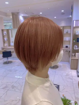 ショート パーマ/イルミナ カラー　三浦菜々子のヘアスタイル