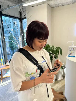 ショート kiji所属・kiji NAHO/ パーマ／久屋大通のヘアスタイル