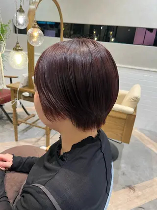 ショート 糠信 咲梨のヘアスタイル
