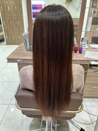 ロング 縮毛募集中🔥 小平悠人のヘアスタイル