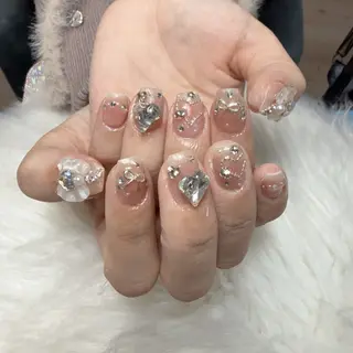 ネイル 🎀nana🫧 ワンホンネイル🎀のネイルデザイン