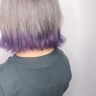 ミディアム カラー 透明感韓国ヘア♡ みつきのヘアスタイル