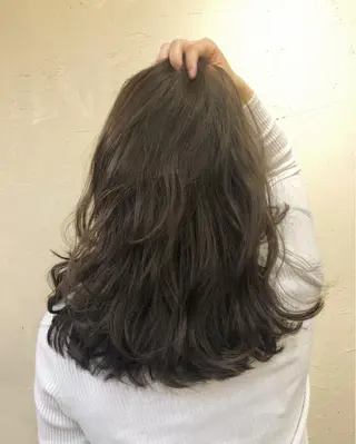 セミロング カラー 🫧🍋ダブルカラー 🍋mizuhoのヘアスタイル