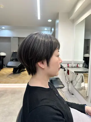 ショート あいこ/ハンサム ショート/銀座🌷のヘアスタイル
