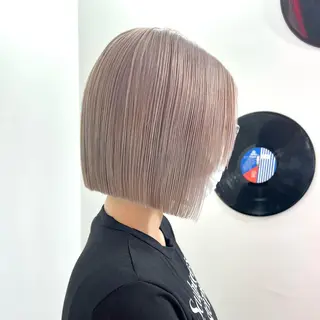 ショート カラー ヘアアレンジ 🧨ブリーチー×ボブ レイヤー💎じゅえるのヘアスタイル