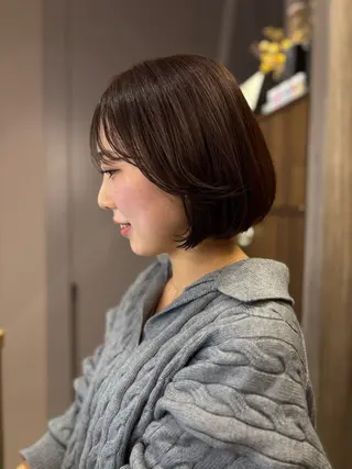 ショート Iris by artina 武蔵小杉店【イリス バイ アルティナ】所属・レイヤーカット/ボブ /nene🍥⋆*のヘアスタイル