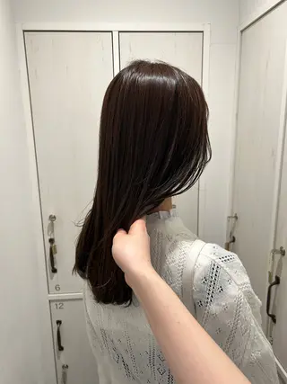 セミロング 透明感/ベージュ /kazui🐈のヘアスタイル