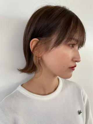 ショート GIEN NU 茶屋町+所属・久保 佳乃のヘアスタイル