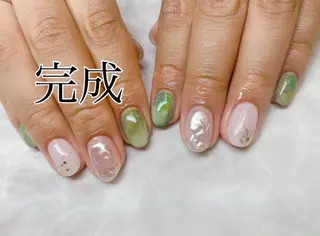 ネイル Amandine所属・渋谷/4週間取れない フィルイン/パラのネイルデザイン