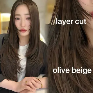 ロング 髪質改善 ANFINI所属・ボブ・レイヤー 田中 励也のヘアスタイル