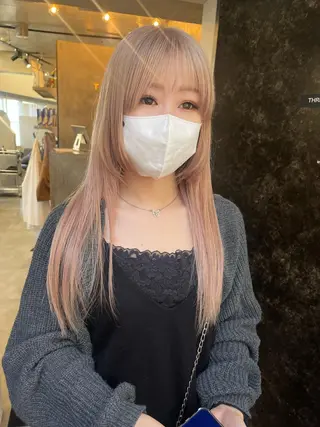 ロング カラー ダブルカラー /まつ毛パーマ🎀のヘアスタイル