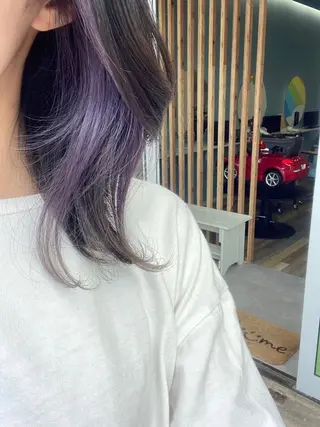 ミディアム カラー キッズヘアー ルッツのヘアスタイル