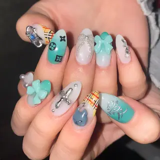 ネイル ゆびノさき茨木店 ニュアンス/アートのネイルデザイン