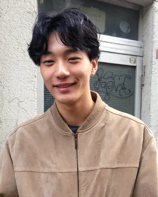 ショート パーマ メンズ ナカ/パーマ /メンズパーマのヘアスタイル