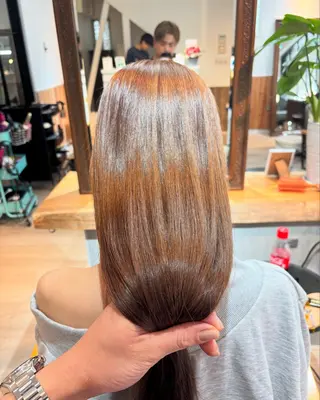 ロング カラー パーマ 大人女性髪質改善 /Lumi/ルミのヘアスタイル