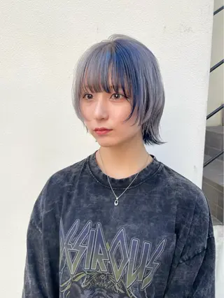 ミディアム カラー 〽️magico/ ウルフDaiki〽️のヘアスタイル