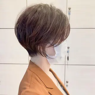 ショート カラー りきまる けんとのヘアスタイル