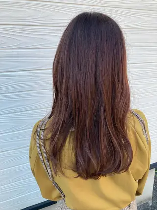 ロング ビヨウシツトリコ よねたにみなのヘアスタイル