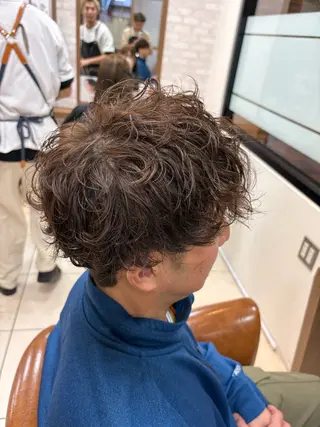 パーマ メンズ 橋本 翔のヘアスタイル