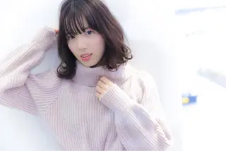 ミディアム カラー パーマ PLUSISM Velen【プラスイズムヴェレン】所属・✨関西No1✨ 春木淳也のヘアスタイル