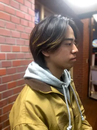 ヘアアレンジ メンズ ainico+所属・メンズ特化✂️栗原 侑也のヘアスタイル