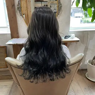 セミロング カラー 髪質改善/美髪 艶カラーLillyのヘアスタイル