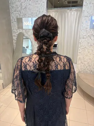 ロング ヘアアレンジ 透明感カラー🫧 nanohaのヘアスタイル