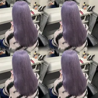 ロング カラー 🦋REISA🦋 エクステ×ハイトーンのヘアスタイル