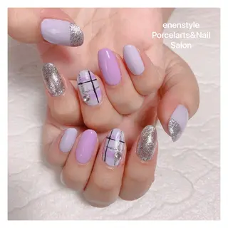 ミディアム ネイル 👑enen style👑のネイルデザイン