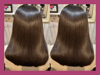 セミロング カラー 髪質改善/ハイトーン /茅ヶ崎/YUKAのヘアスタイル