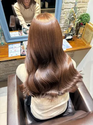 ロング カラー 🎀オリーブベージュ /minami🎀のヘアスタイル